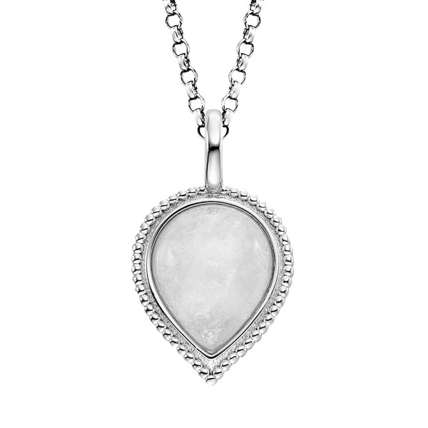 Engelsrufer Women's Necklace Made of Sterling Silver and a Moonstone