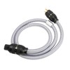 HiFi Power Cable Pure Copper Gold Plated Double Shielding Audiophile