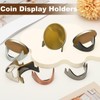 PATIKIL Coin Display Stands, 4Pcs Mini Coin Easel Presentation Holder