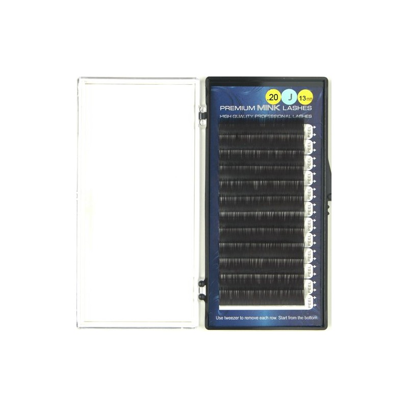 Premium Mink Lashes J-Curl (0.20mm x 13mm) by Professional Lashes