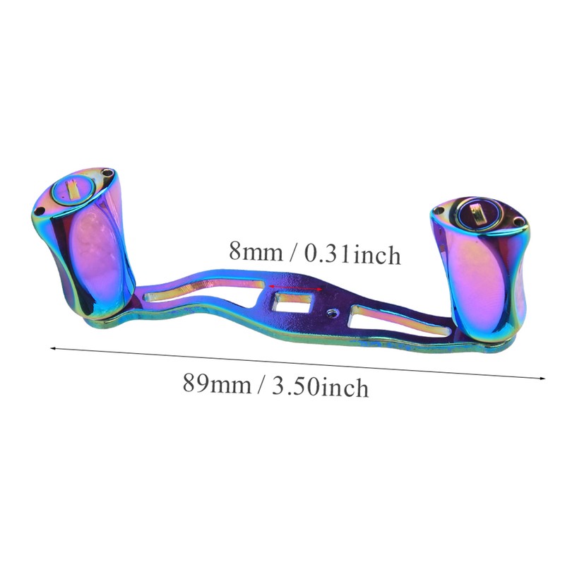 Metal Colorful Fishing Baitcasting Wheel Rocker Arm Modification Power Knob