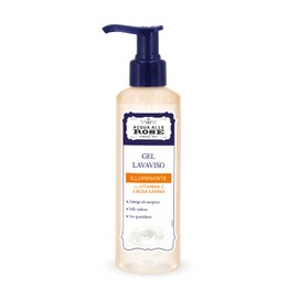 Acqua alle Rose, Lavaviso Brightening Gel with Vitamin C of Rosehip Facial Cleanser, Invigorating Effect, Removes and Revives Dull Skin, Daily Use, Dermatologically Tested - 200 ml