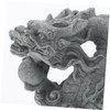 VILLFUL Resin Dragon Statue Home Office Dragon Decor Dragon Toy