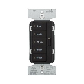 Eaton PT18M-BK 1800W 15 Amp 5-Button Minute Timer with Off Single-Pole, Black