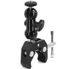 Double Ballhead Ball Arm Camera Clamp Mount Monitor Mount Bracket