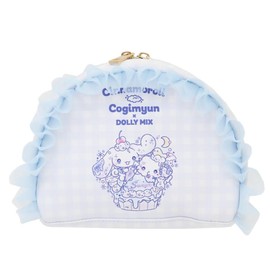Cinnamoroll & Kogimyun x Dolly Mix Ruffle Round Pouch, Blue