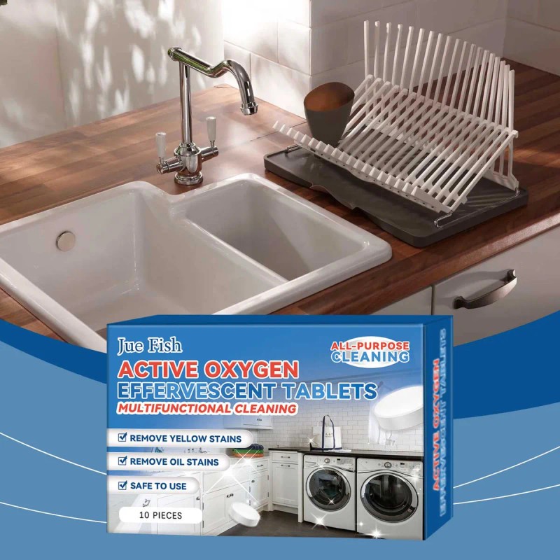Tabletas Efervescentes De Limpieza De Oxígeno Multifuncional
