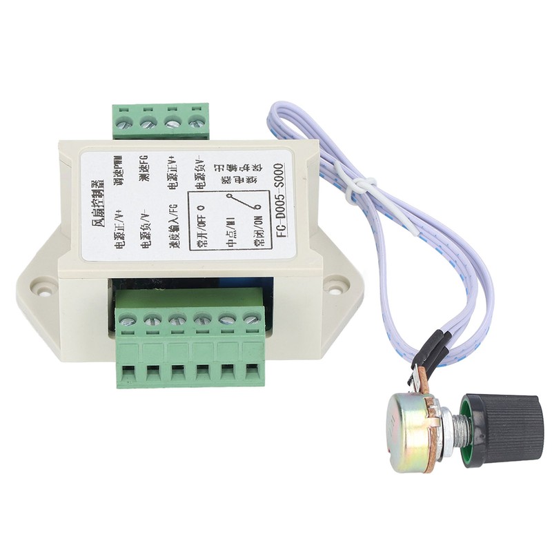 Fan Speed Controller 4 Wire Speeds Control Socket Ventilation Heat