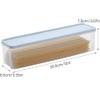 DUOHERESHUI 2 Pieces Plastic Pasta Box Noodle Storage, Spaghetti Noodle