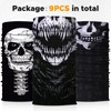 JOEYOUNG Headwear, Bandana Neck Gaiter Face Cover Mask Scarf Balaclava