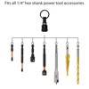 Railer Bit Holder Keychain 5pc - 1/4 inch Hex Shank