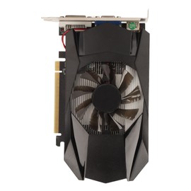 Pomya Tarjeta Gráfica GDDR5 de 4 GB, Tarjeta Gráfica para Juegos de 1000 MHz con Ventilador de Refrigeración para HD7670 con Chipset, 480 Stream, 128bit