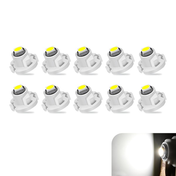 Shakas 10 PCS Car T4.2 Instrument Light, 0.39" x 0.27"