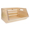 Wilson Wood Unfinished Large Stackable Openfront Pine Crate for Storage
