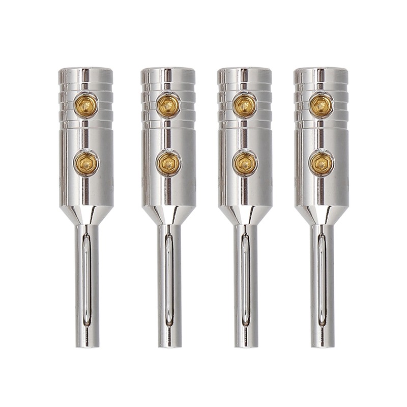 Monosaudio B80（R）Banana Plug Pure Copper Power Plug Connector for Professional