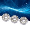 20PCS Miniature Ball Bearings Lightweight Iron Sealed Deep Groove Bearing