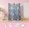 HZVRTN Cuddly Blanket Children's Unicorn/Dinosaur/Space Blanket, Cuddly Blanket Glow in
