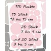 WANDfee Wall Sticker Dots I Pastel Pink Grey I Wall