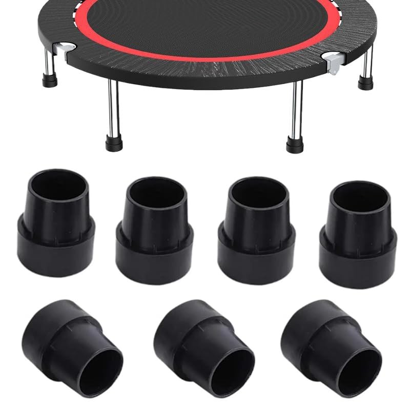 SquEqu 8 Pack Mini Rebounder Leg Floor Protectors 1" Round