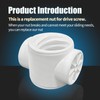 2 Pcs K75-39337 Kit Trolley Nut Compatible with Liftmaster LA500