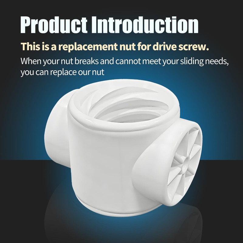 2 Pcs K75-39337 Kit Trolley Nut Compatible with Liftmaster LA500
