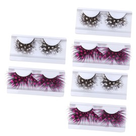 minkissy Sets Charming False Eyelashes Ladies Styles for Party Lightweight and Beautiful Deluxe Dance Costume Eyelash Extensions Pairs