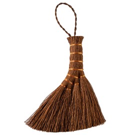 OKA 4971242952814 Hand Broom, Mini Size, Compact, Brown, Approx. 4.3 x 5.5 x 0.8 inches (11 x 14 x 2 cm)