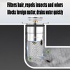 Bathroom Sink Stopper Hair Catcher,Timnamy Drain Filter,Pop up Sink Drain