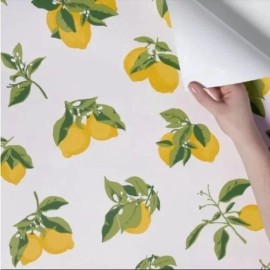 Opalhouse Wallpaper Lemons 2 Rolls Removable Vinyl Peel Stick 27.5 Ft Wipeable Opalhouse
