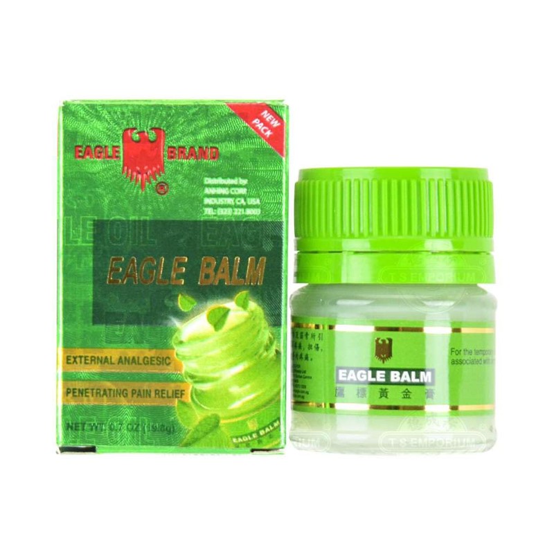 1 Pack - Twin Green Balm Essentail Oil - 2