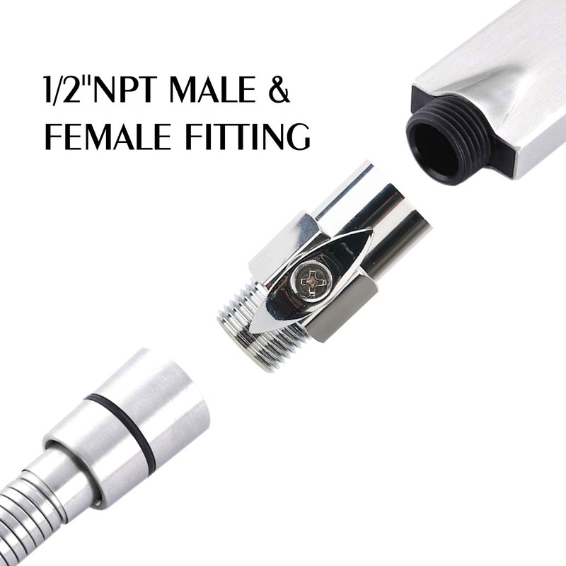 Watflow Water Shut Off Valve, Shower Head Water Saver, Shower