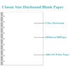 9-Disc Discbound Blank Refill Paper, Classic Size Discbound Pre-punched Happy