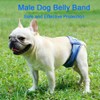 3Pcs Washable Male Dog Belly Band Wrap Waterproof Pet Diaper