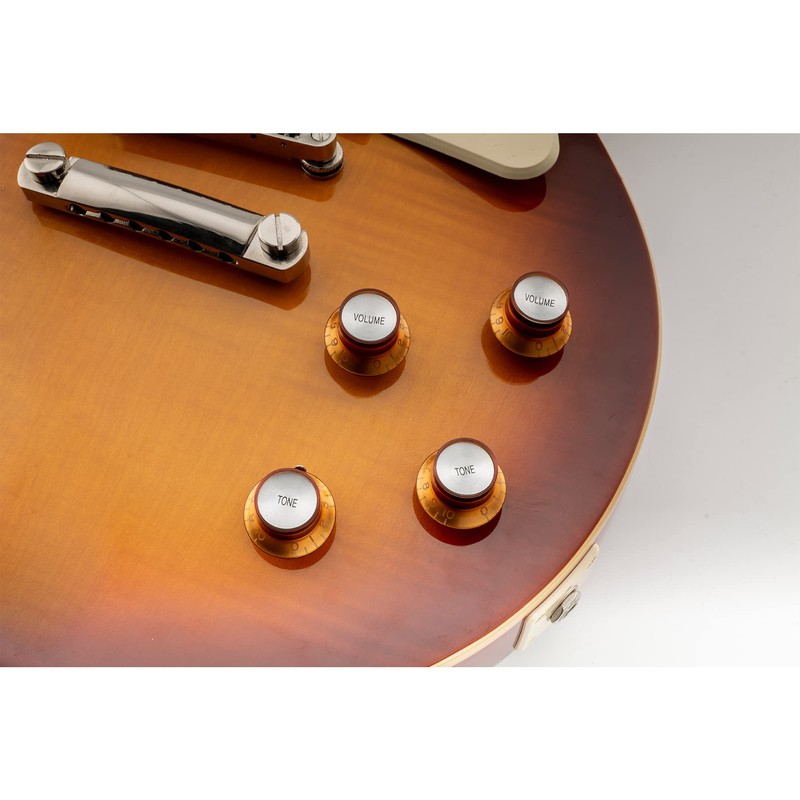 Musiclily Pro Inch Size LP Guitar Reflector Knobs 2 Volume