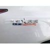 3PC 3D TEXAS EDITION EMBLEM Silver+Color American Flag for CHEVY