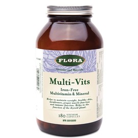 Flora Multi-Vits Iron-Free 180 Veggie Caps