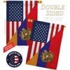 Breeze Decor Armenia US Friendship Garden House Flag Set Regional
