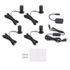 Tbest 4 Pack LED Display Headlights, 5V Dimmable USB Mini