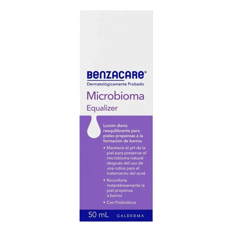 Loción Benzacare Microbioma Equalizer Piel Propensa A Barros Grasa Día/noche