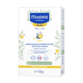 Mustela Jabón en barra nutriprotector Cold Cream, 100g.