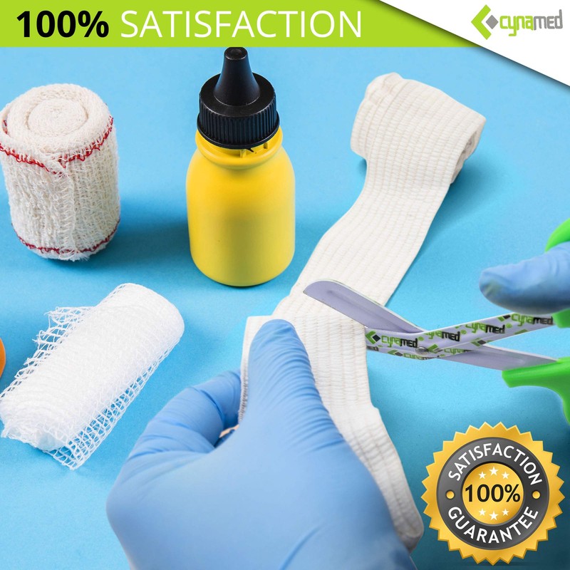 Cynamed Trauma Bandage Shears - Safety Medical Scissors with Blunt