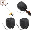 Mower Trimmer Engine Cover,Pull Cord Retractable Opening Trimmer Edger Engine