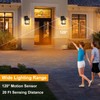 Solar Sconce Lights Outdoor Wall Mount Solar Porch Light Exterior