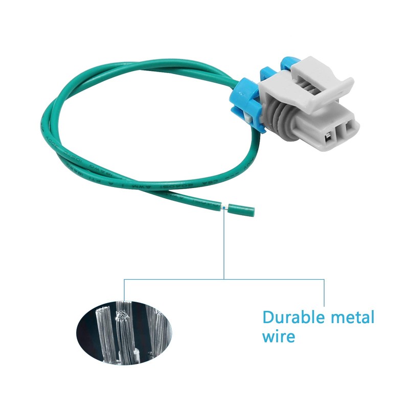 Anxingo 1-Wire Pigtail Coolant Temperature Sensor Connector Replacement for GM