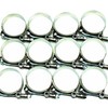 12 pcs 2.5" O.D. T-Bolt Hose Clamps Stainless Steel Turbo