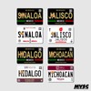 Card Stickers - Mexico Placas (Mexican License Plate) - For