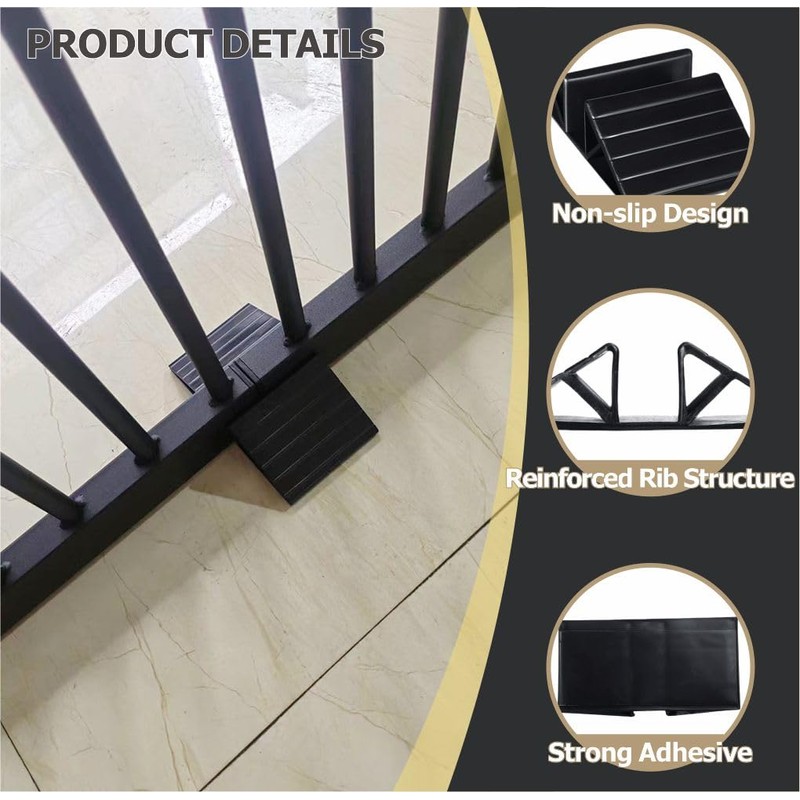 Pet Gate Triangle Stabilizer Support, Anti-Kick Fall Prevention Reinforcement Card