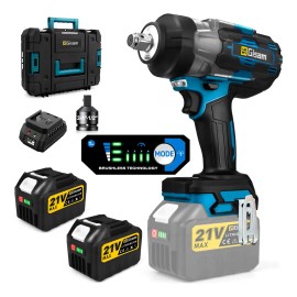 3/4'' Llave Impacto Inalámbrica Sin Escobillas Gisam W4030