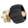 Refill Adapter 1/4in Tank Cylinder Coupler Gas Propane Regulator Valve