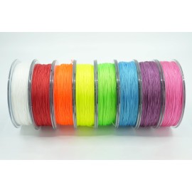 Kingfisher - Soporte de pesca con mosca, color blanco, 20 libras, 200 metros